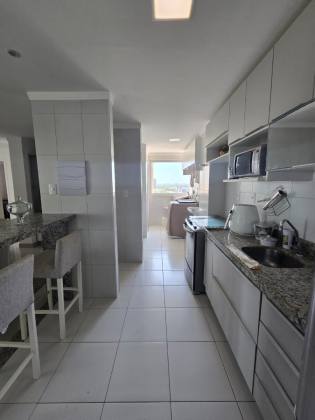 Apartamento Mobiliado a Venda com 3 quartos no Residencial Costa do Atlântico