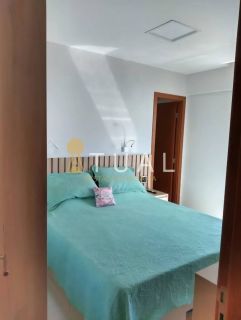 Apartamento mobiliado de frente para a praia de Jaguaribe