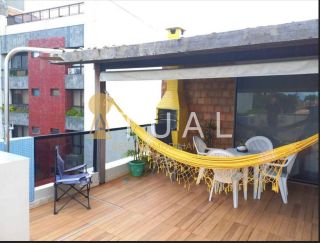 Apartamento tipo cobertura a venda, 158m², com 2 suítes e gabinete a venda no Rio Vermelho.