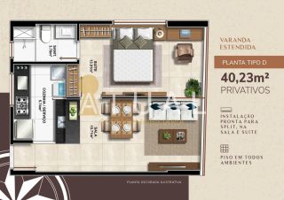 Apartamento Para Vender com 01 quartos 01 suítes no bairro GRAÇA em Salvador