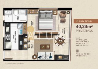 Apartamento Para Vender com 01 quartos 01 suítes no bairro GRAÇA em Salvador