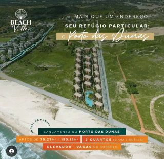 BEACH VILLE - APARTAMENTOS ALTO PADRÃO - PORTO DAS DUNAS - 