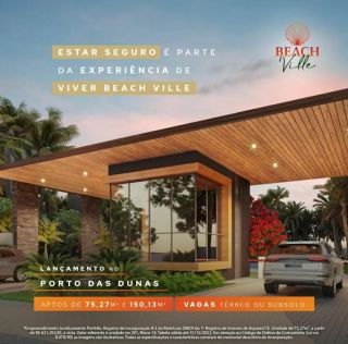 BEACH VILLE - APARTAMENTOS ALTO PADRÃO - PORTO DAS DUNAS - 