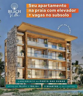 BEACH VILLE - APARTAMENTOS ALTO PADRÃO - PORTO DAS DUNAS - 