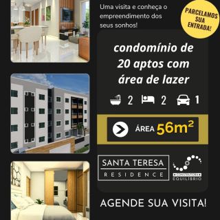 APARTAMENTOS 02 QUARTOS - NOVO PABUSSU - SANTA TERESA RESIDENCE