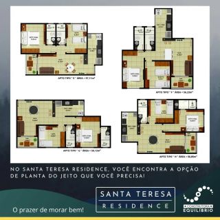 APARTAMENTOS 02 QUARTOS - NOVO PABUSSU - SANTA TERESA RESIDENCE