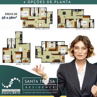 APARTAMENTOS 02 QUARTOS - NOVO PABUSSU - SANTA TERESA RESIDENCE