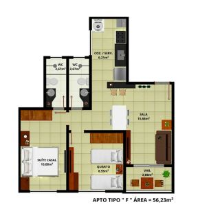 APARTAMENTOS 02 QUARTOS - NOVO PABUSSU - SANTA TERESA RESIDENCE