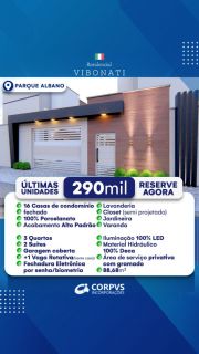 DUPLEX DE 03 QUARTOS - PQ ALBANO - RESIDENCIAL VIBONATO
