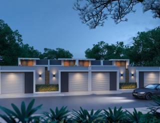 CASAS PLANAS DE LUXO - TGR ENGENHARIA - 03 QUARTOS - FINO ACABAMENTO