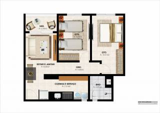 APARTAMENTOS 03 QUARTOS - PQ ALBANO