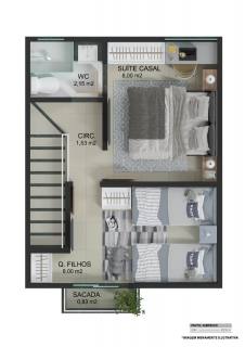 DUPLEX DE 02 QUARTOS - ICARAÍ GOLD 4 - CAPELLO CONSTRUÇÕES