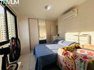 Repleto Condomínio Clube, Mobiliado, 3 quartos