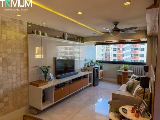 METRÓPOLIS RESIDENCE – VARANDA AMPLIADA E AMBIENTES INTEGRADOS NO GRAGERU