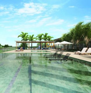 Lote pra vender no Eusébio - Cidade Alpha 4 -  Frente Lago - 450m2