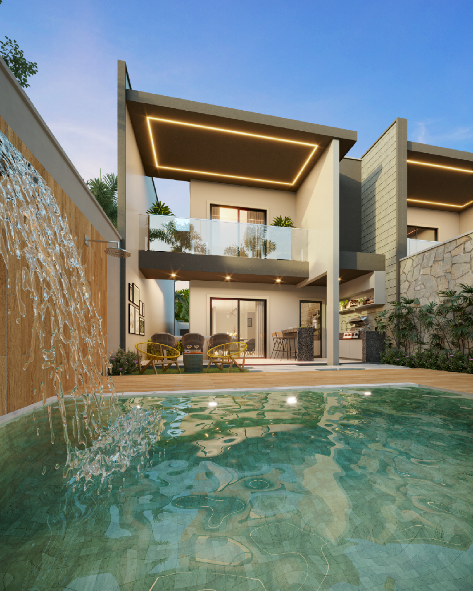 Casa de Condomínio Para Vender com 4 quartos 4 suítes no bairro Cidade dos Funcionários em Fortaleza