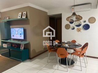 Apartamento a venda mobiliado com 2 quartos no Quintas Residence 300 metros pela ponte da Praia da Espera em Itacimirim Bahia