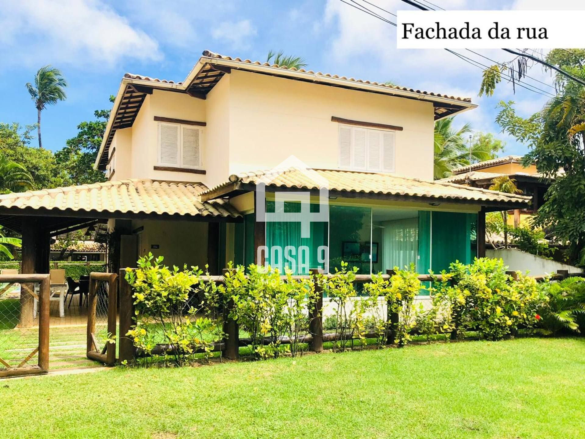 Casa 5 quartos para locação anual condomínio Porto das Baleias Praia do Forte Bahia