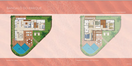 Casa com 04 suítes pé na areia piscina privativa no condomínio Marlua em Itacimirim Bahia