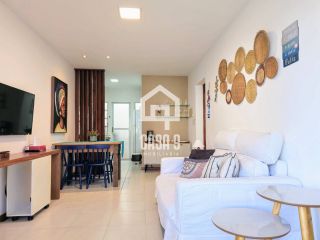 Apartamento térreo 2 Suítes pé na areia à venda em Itacimirim Bahia