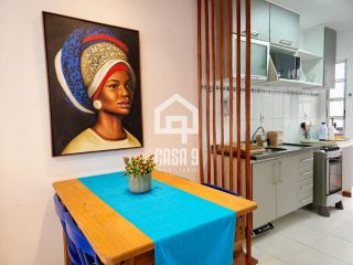 Apartamento térreo 2 Suítes pé na areia à venda em Itacimirim Bahia
