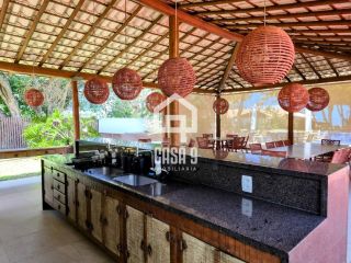 Apartamento térreo 3 suítes pé na areia a venda no condomínio Lua Nova em Itacimirim Bahia