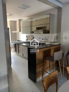 Apartamento térreo mobiliado com 3 suítes pé na areia a venda no condomínio Lua Nova em Itacimirim Bahia