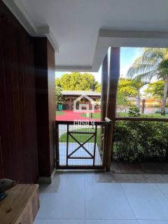 Apartamento térreo mobiliado com 3 suítes pé na areia a venda no condomínio Lua Nova em Itacimirim Bahia