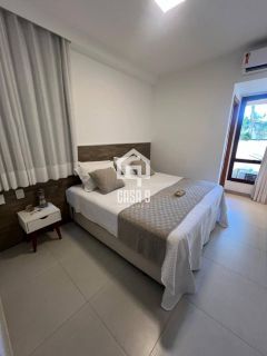 Apartamento térreo mobiliado com 3 suítes pé na areia a venda no condomínio Lua Nova em Itacimirim Bahia