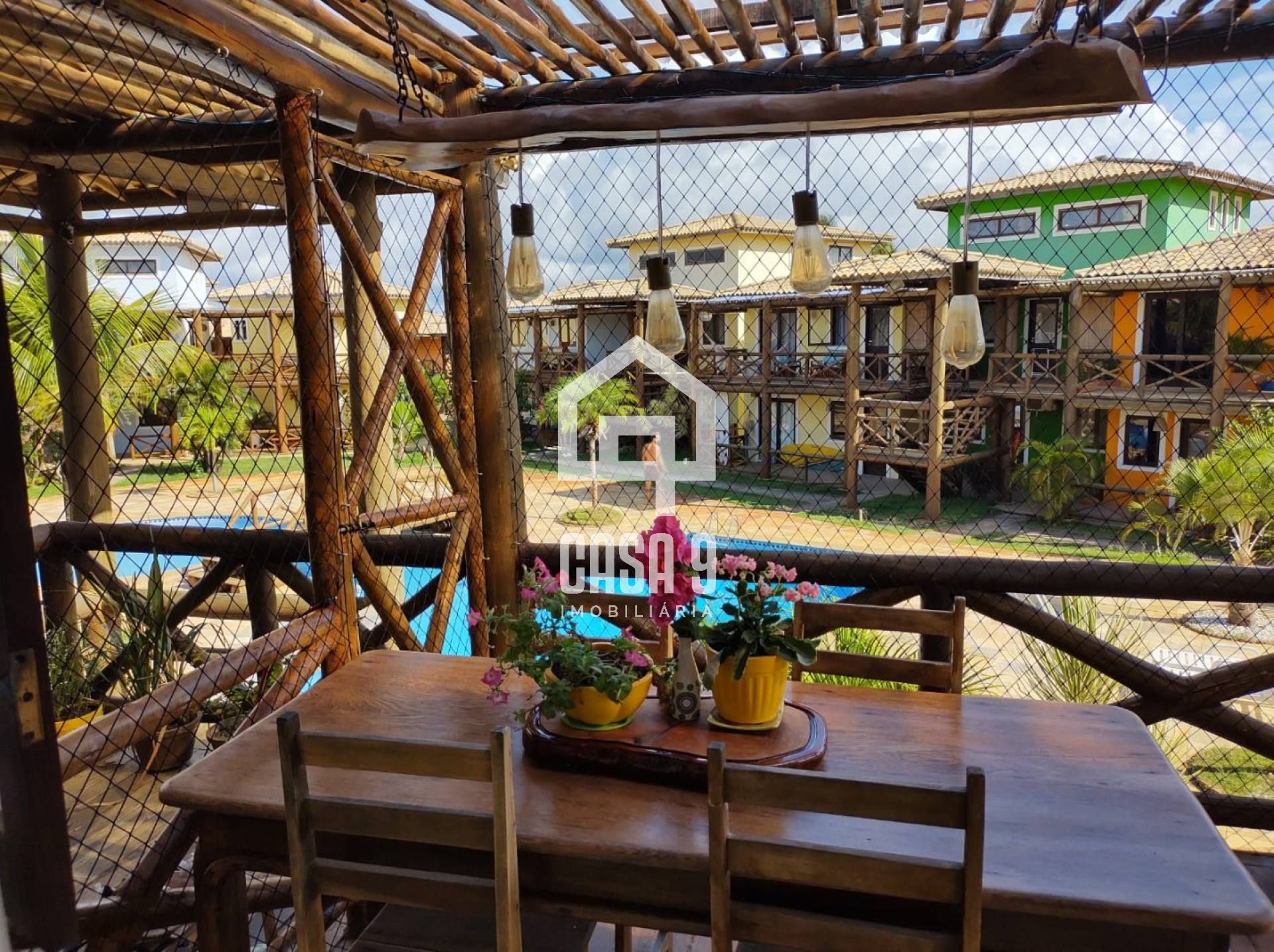 Apartamento mobiliado com 2 quartos à venda em condominio pé na areia em Itacimirim Bahia