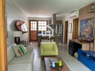 Apartamento térreo para aluguel anual com 1 quarto mobiliado no condomínio Reserva Timeantune em Praia do Forte Bahia