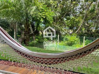 Apartamento térreo para aluguel anual com 1 quarto mobiliado no condomínio Reserva Timeantune em Praia do Forte Bahia