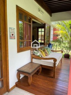 Apartamento térreo para aluguel anual com 1 quarto mobiliado no condomínio Reserva Timeantune em Praia do Forte Bahia