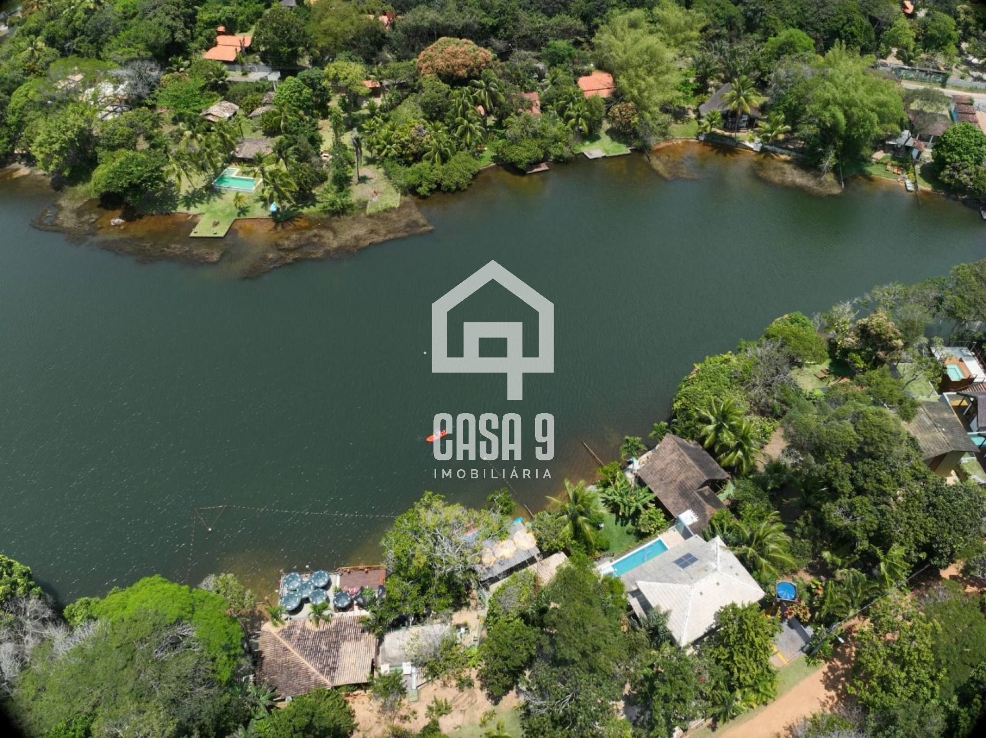 Terreno de 2.160 m² á venda na beira da Lagoa Aruá Bahia