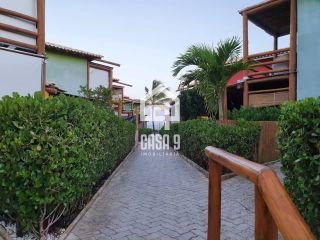 Apartamento térreo duplex 4 quartos pé na areia em Itacimirim - Bahia