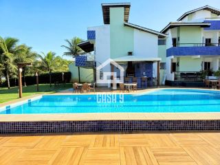 Apartamento Térreo 3 Suítes frente mar total em Itacimirim Bahia