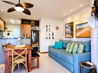Apartamento Térreo 3 Suítes frente mar total em Itacimirim Bahia