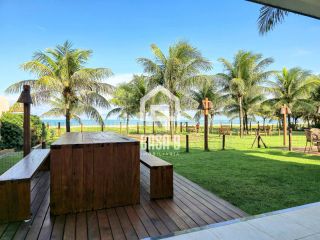 Apartamento Térreo 3 Suítes frente mar total em Itacimirim Bahia
