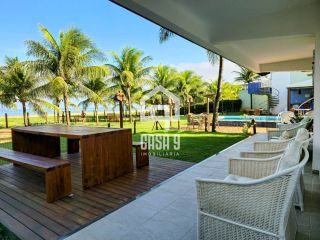 Apartamento Térreo 3 Suítes frente mar total em Itacimirim Bahia