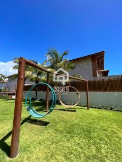Apartamento térreo pé na areia 3 suítes a venda na Praia da Espera em Itacimirim Bahia