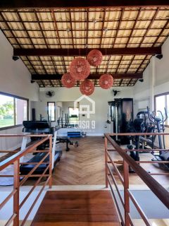 Apartamento térreo mobiliado pé na areia 3 suítes a venda no Porto Feliz em Itacimirim na Praia da Espera em Itacimirim Bahia