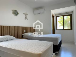 Apartamento térreo mobiliado pé na areia 3 suítes a venda no Porto Feliz em Itacimirim na Praia da Espera em Itacimirim Bahia
