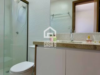 Apartamento térreo mobiliado pé na areia 3 suítes a venda no Porto Feliz em Itacimirim na Praia da Espera em Itacimirim Bahia