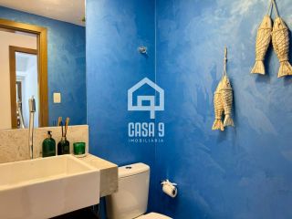 Apartamento térreo mobiliado pé na areia 3 suítes a venda no Porto Feliz em Itacimirim na Praia da Espera em Itacimirim Bahia