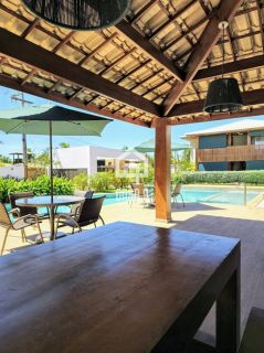 Apartamento novo térreo com garden a venda com 2 suítes em Itacimirim Bahia