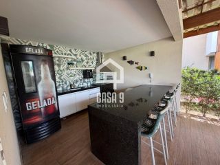 Apartamento novo térreo nascente mobiliado com varanda a venda com 2 suítes em Itacimirim Bahia