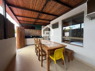 Apartamento novo térreo nascente mobiliado com varanda a venda com 2 suítes em Itacimirim Bahia