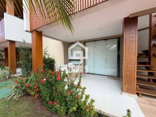 Apartamento novo térreo nascente mobiliado com varanda a venda com 2 suítes em Itacimirim Bahia