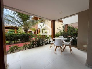 Apartamento novo térreo nascente mobiliado com varanda a venda com 2 suítes em Itacimirim Bahia