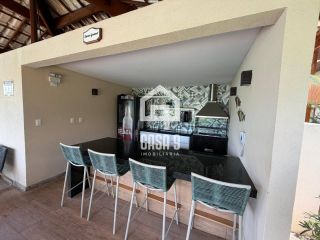 Apartamento novo térreo nascente mobiliado com varanda a venda com 2 suítes em Itacimirim Bahia